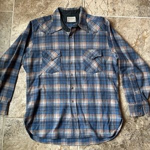Pendleton High grade western wool long sleeve shirt